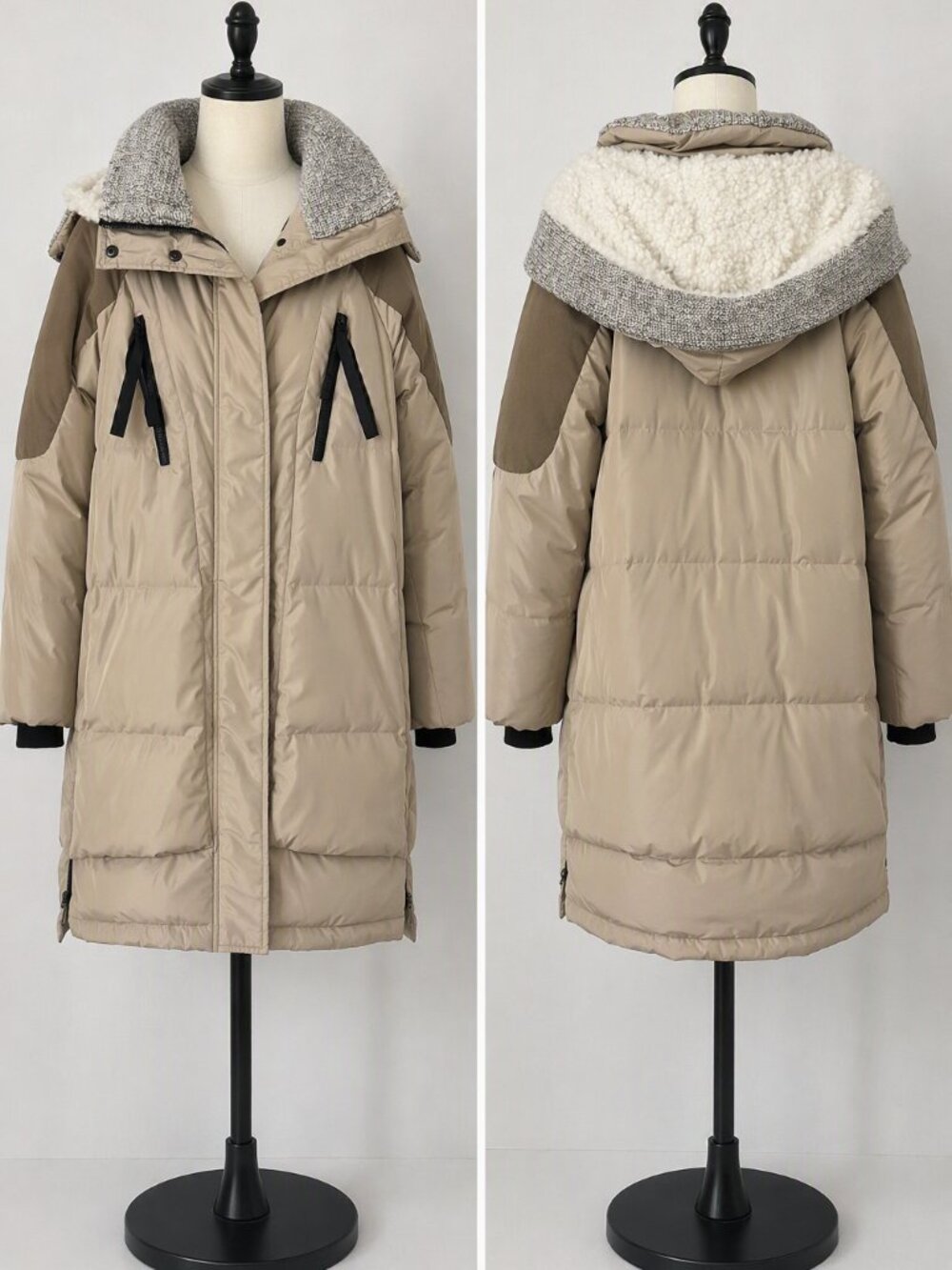 ❄️ Women's Oversized Winter Puffer Coat – Size Large ❄️